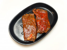 Bavette sarkanajā marinādē
