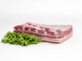 Pork breast with bone